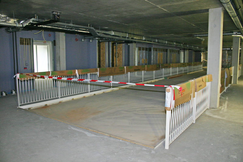Dag van de bouw - atrium 1e etage
