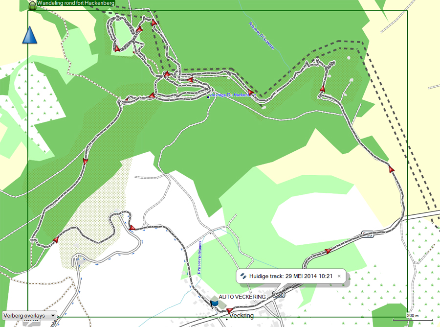 route op OpenStreetMap